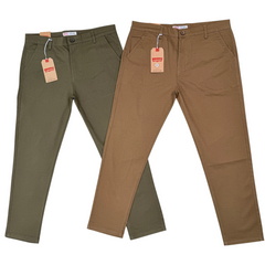 LV Twill Pant Brown Olive