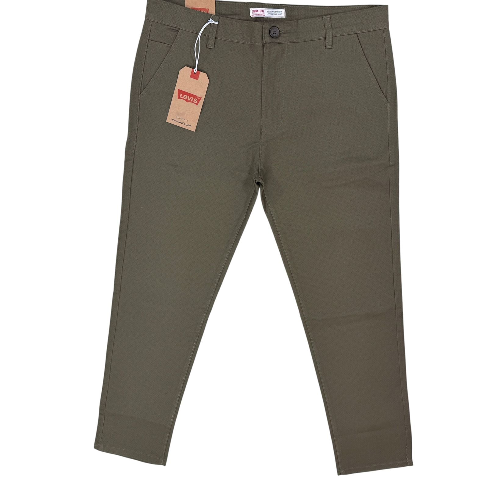 LV Twill Pant Brown Olive