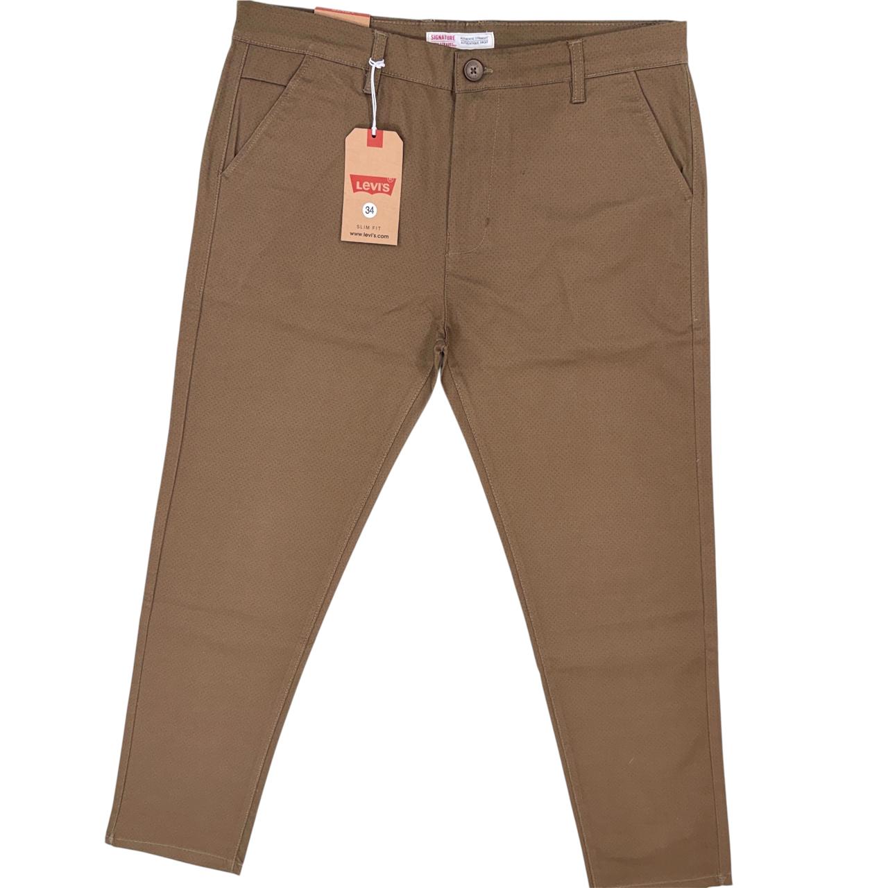 LV Twill Pant Brown Olive