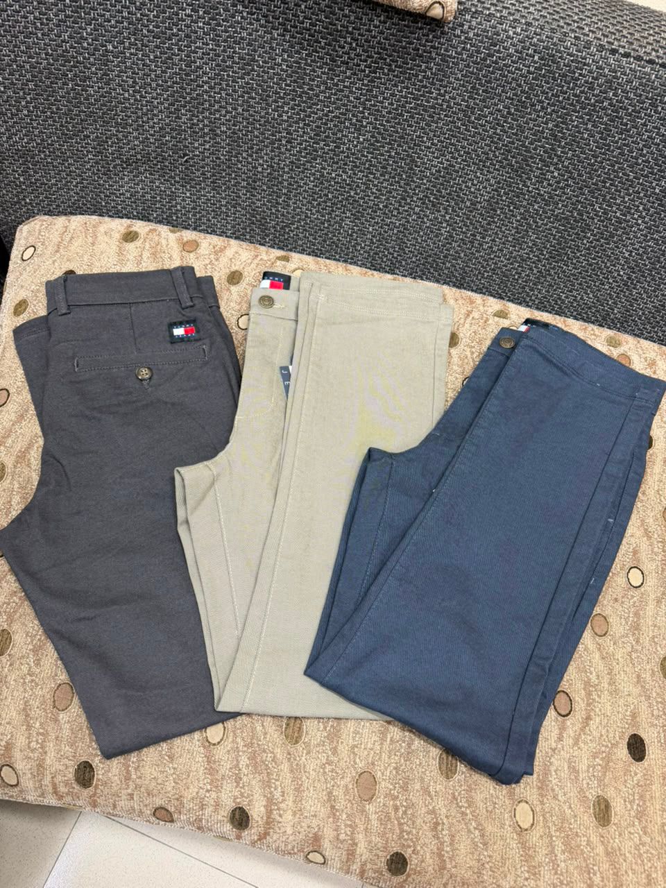 TH Twill Beige Grey Navy